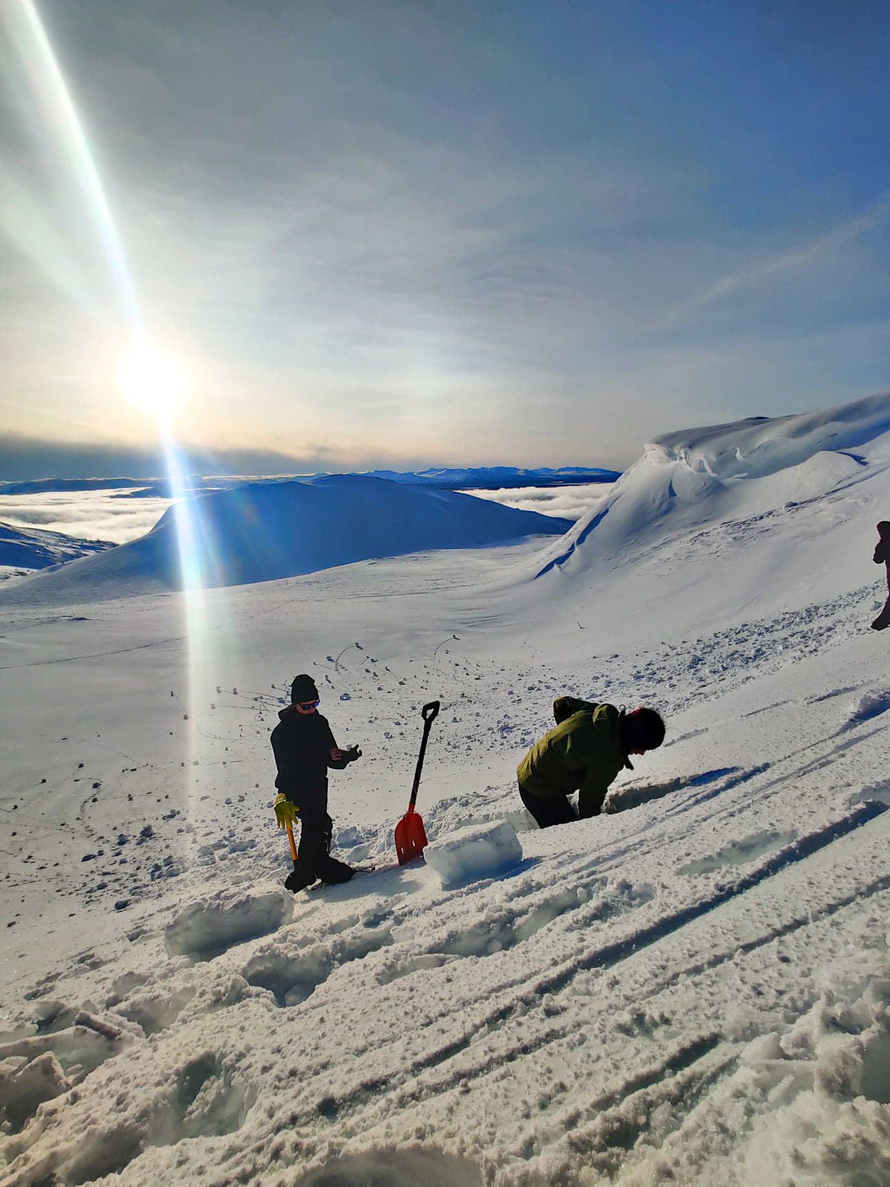 Snöbivack i Åre